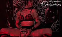 Gothic Girl Rides Boyfriend!