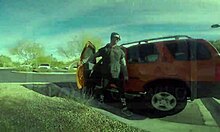 Feeling the rush of an outdoor blowjob in a public cave with a monster cock