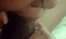 jill wettmout sloppy blowjob close up on monster cock