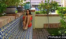 20-year-old indulges in risky outdoor display