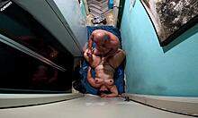 dragon cock sleeve with dragon spit huge dildo action in tight fleshlight