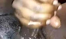 Big Black Dick Cumshot in Bedroom