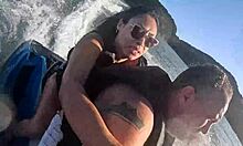 Latina teens with big asses have crazy adventures on jet ski in guarujá sea sp 😎