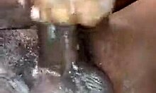 Big Black Dick Cumshot in Bedroom