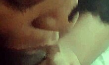 jill wettmout sloppy blowjob close up on monster cock