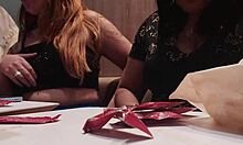 girls stripping at drive-thru, security wants to join the fun