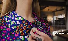 Milf teaches cute girl half her size with scissoring orgasm