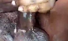 Big Black Dick Cumshot in Bedroom