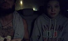 Fucking her pussy raw after eating donuts with young babe