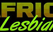 African best friends explore lesbian pussy eating in a steamy threesome.