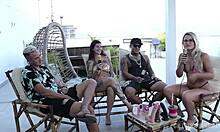 emotional handjob compilation with latina bruna carlos in lingerie.