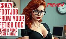 Hot psychiatrist uncovers your foot fetish audio porn