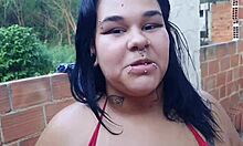 Intense Bareback Fuck With Chubby Teen Outdoors