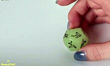 two skinny girls with long hair kiss and perform cunilingus