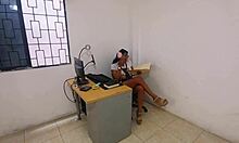 i'm the janitor fuckin' the horny secretary so hard