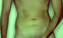 Solo Amateur Masturbates to Intense Cumshot