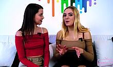 Nico Fucks Our Mouths In Wet Group Threesome With Monster Cock!