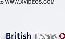 Watch this British teen suck dick and get fucked