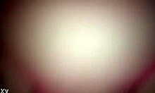 bbw in pink fishnets enjoys creampie delight