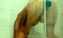 Hot Girl Feels Horny Emotions in Shower with Dildo