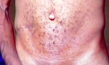 Lonely African man dances naked and relaxes alone