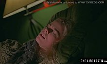 Stunning Blonde Drenches Herself In Sweat While Masturbating To Intense Orgasm