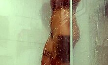 Hot Girl Feels Horny Emotions in Shower with Dildo
