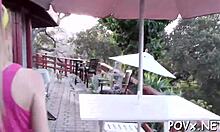 That naughty girl craves huge cocks and rough banging