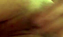 petite girlfriend masturbates hairy pussy for cash