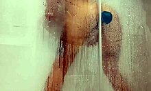 Hot Girl Feels Horny Emotions in Shower with Dildo