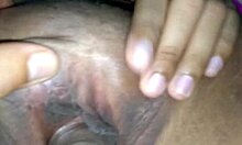 tight shaved pussy sucks cock hard with wet creampie.