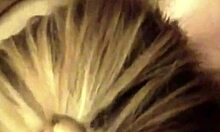 Dirty amateur gets fingered and fucks big black cock passionately 😈