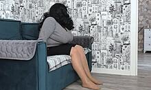 Why does this milf spread her big ass for the neighbor?