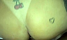 Homemade brush assfucking two hotties