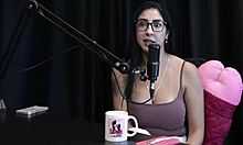 Brunette shows tits and pussy after failed hookup attempt.