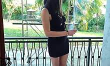 In the dorm, slowly fuck your skinny teen girlfriend's sensitive pussy until she orgasms from flashing passion.