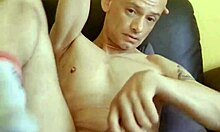 pornstar teases her narrow ass with toys at the party