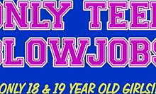 Making a Hard One-Eyed Monster Burst Out in Tight Teen Pussy