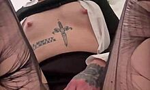 Petite Actress Bounces On Toy In Costume