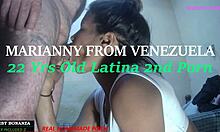 Marianny 2nd porn - 22yrs old latina promo, face fucking and handjob in bedroom