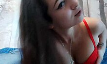 Observe how her body reacts during solo play with toy.