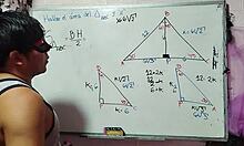 Asian Student And Teacher In Mathematical Sexual Triangle In Bedroom