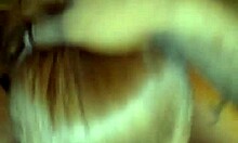 i watch my wife suck big black cock close-up, swallowing every drop