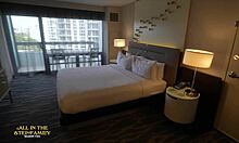 Big Booty Stepsister Shares Bed