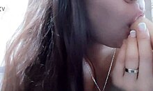 Observe how her body reacts during solo play with toy.