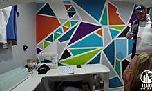 Maisie Lewis, the blonde MILF slut, gets caught shoplifting and punished 😏