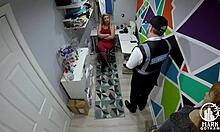 Maisie Lewis, the blonde MILF slut, gets caught shoplifting and punished 😏