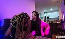 Brazilian Babes Swing And End With Double Penetration