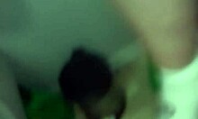 bbw wife hops on the dryer for some sexy dildo fun