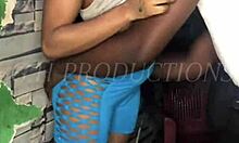 Ghetto Slut Shorty Takes Dick Doggystyle and Leaves Wet